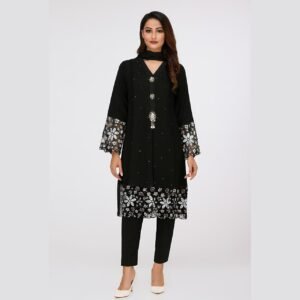 NS A000C1 - Embroidery 3PC Chiffon Suit
