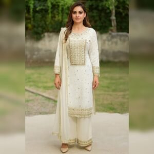 ns a000c3 embroidery 3pc chiffon suit